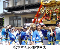 写真：松本神社の御神輿1