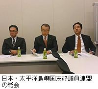 写真：日本・太平洋島嶼国友好議員連盟の総会