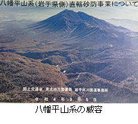 写真：八幡平山系の威容