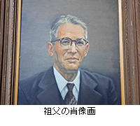 写真：祖父の肖像画