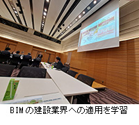 写真：BIMの建設業界への適用を学習