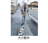 写真：犬の散歩
