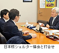 写真：日本核シェルター協会と打合せ