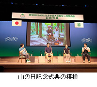 写真:山の日記念式典の模様